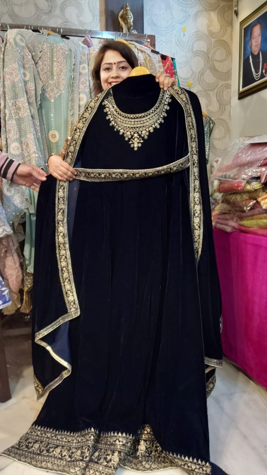 velvet-anarkali-11-blue