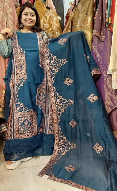 pure-mal-cotton-designer-wear-blue-1